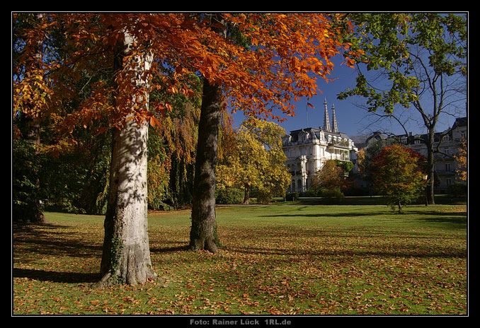 Baden-Baden: Herbst in der Lichtentaler Allee