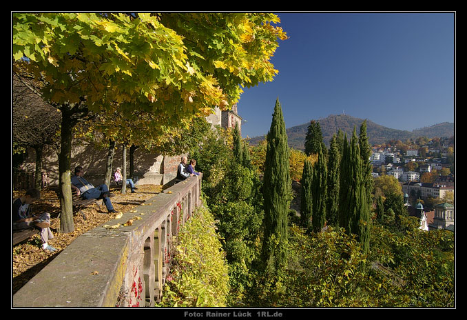 Baden-Baden: Aussichtsterrasse am Neuen Schloss