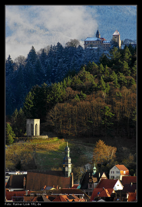 St. Jakobskirche Gernsbach, Altes Rathaus, Ehrenmal und Schloss Eberstein