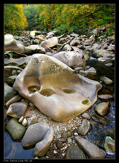 Flussbett der Murg bei Forbach