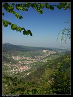 Mittleres/unteres Murgtal. Blick über Au, Weisenbach, Hilpertsau und Obertsrot bis zur Rheinebene