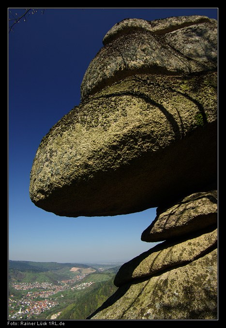 Granitfels über dem Murgtal